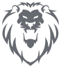 Ferocious Digital Lion Head Logo